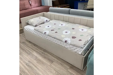 Кровать Мика с ПМ 80х200 универсальная Newtone Light BEIGE