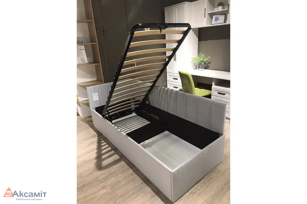 Кровать Мика с ПМ 80х200 универсальная Newtone Light GREY