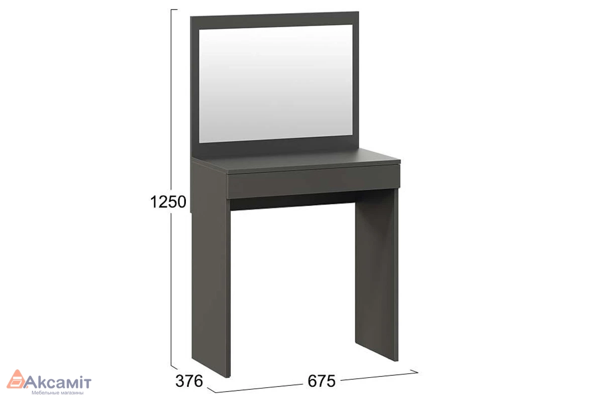 Стол туалетный Никки Тип 1 (Графит)