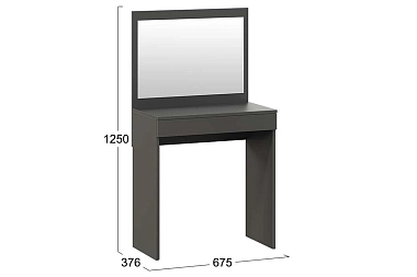 Стол туалетный Никки Тип 1 (Графит)