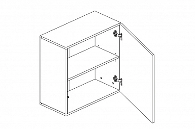 Шкаф навесной Point Тип-60 Дуб Вотан (71774463)