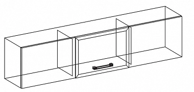 Шкаф навесной Браун 5 фото