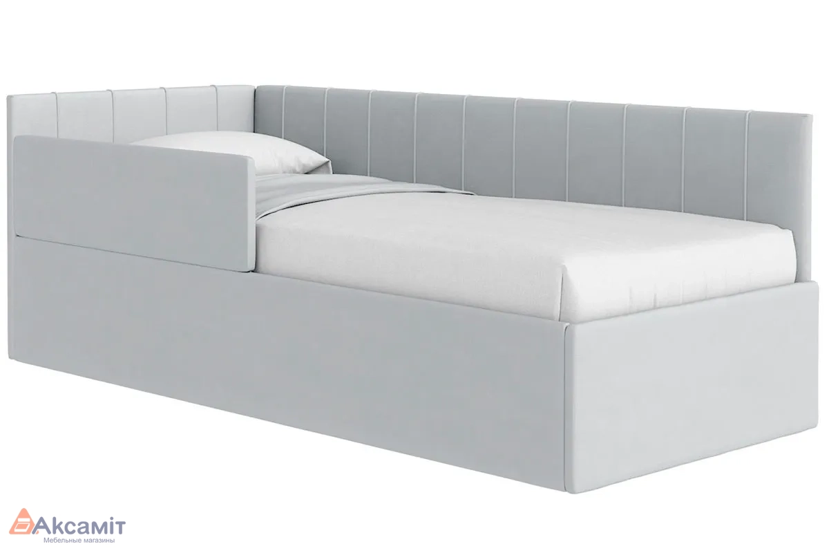 Кровать Мика с ПМ 80х200 универсальная Newtone Light GREY