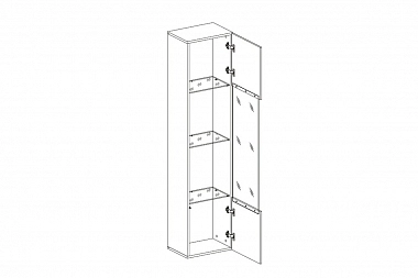 Шкаф навесной Point Тип-42 Дуб Вотан (71774454)