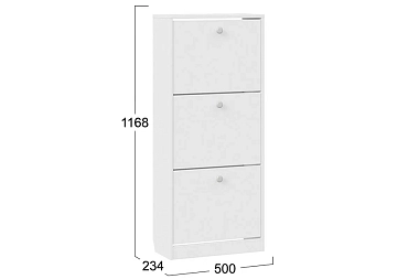 Тумба для обуви Тетра Тип 1 Исп.2 (Белый)