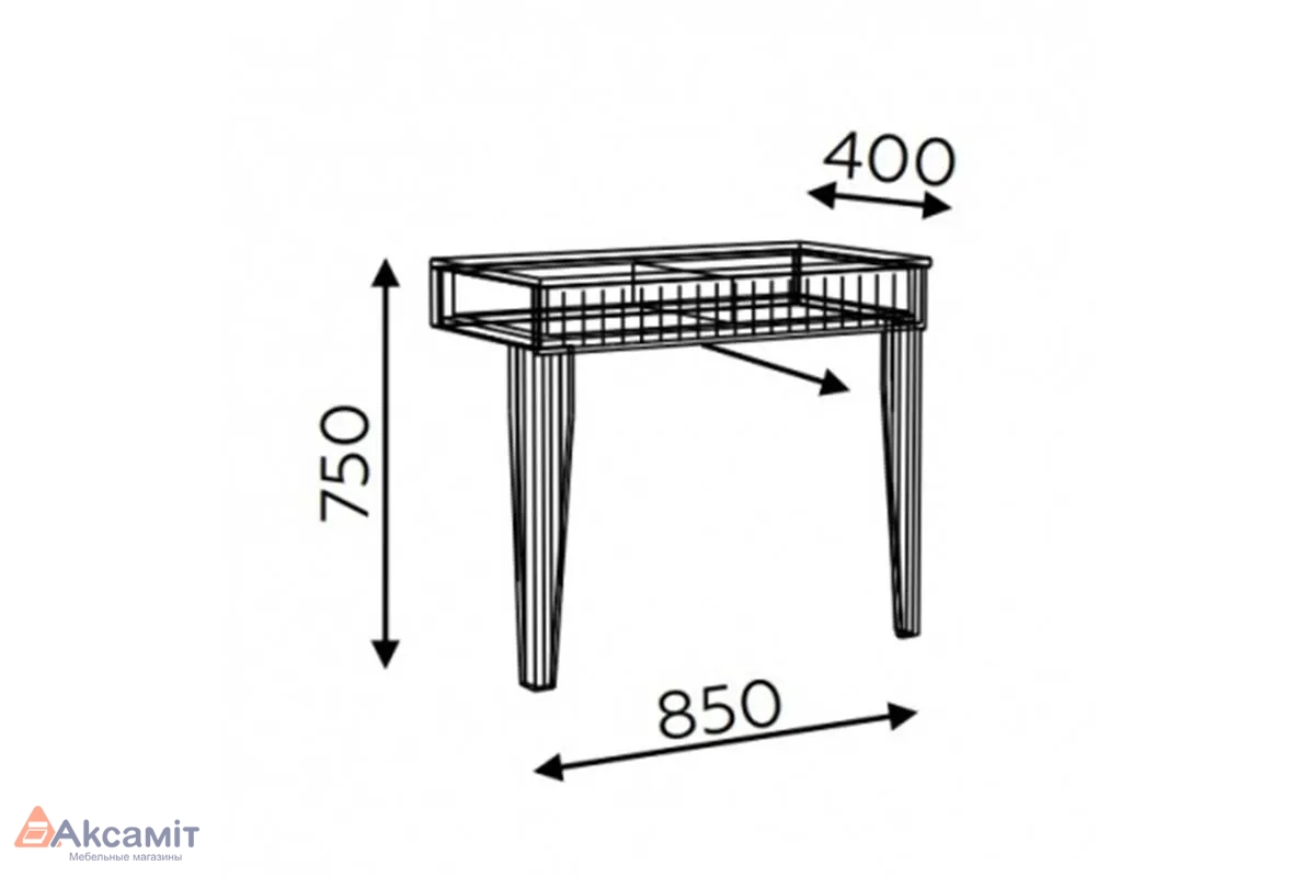 Стол туалетный Беатрис Мод. 5 (АЯ.04.11.05)